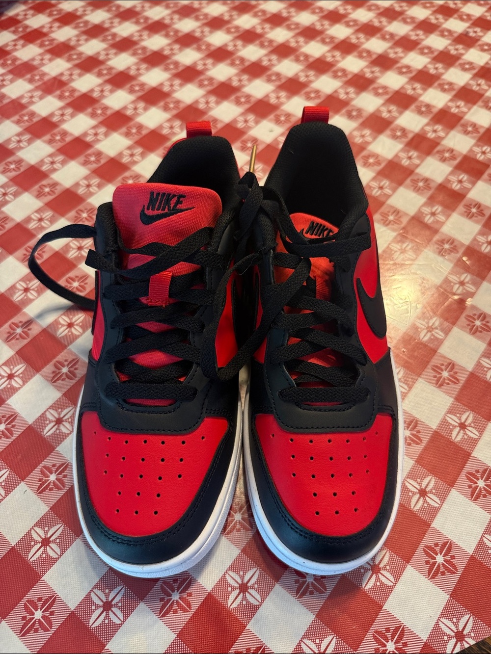 Nike Kids Grade School Court Borough Low Recraft Sneakers. NWT. Size 6Y